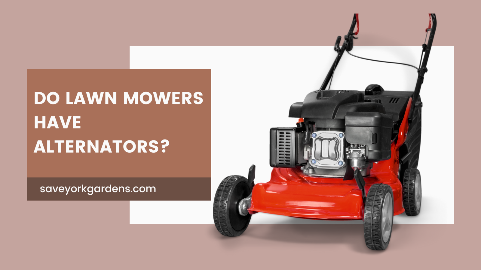 Uncovering The Secrets Do Lawn Mowers Have Alternators SaveYorkGarden