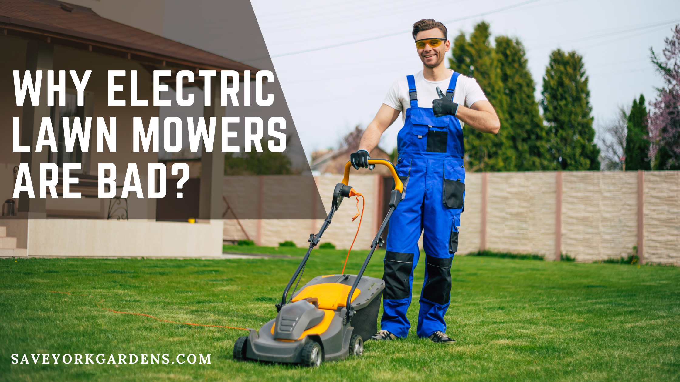 Why Electric Lawn Mowers Are Bad?