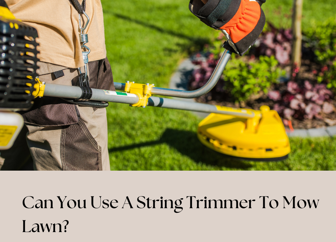 Can You Use A String Trimmer To Mow Lawn?
